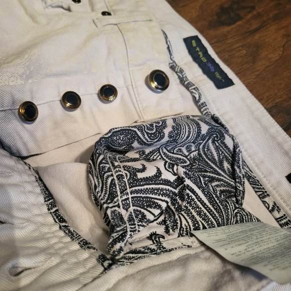 Etro Gradient Paisley Print Denim